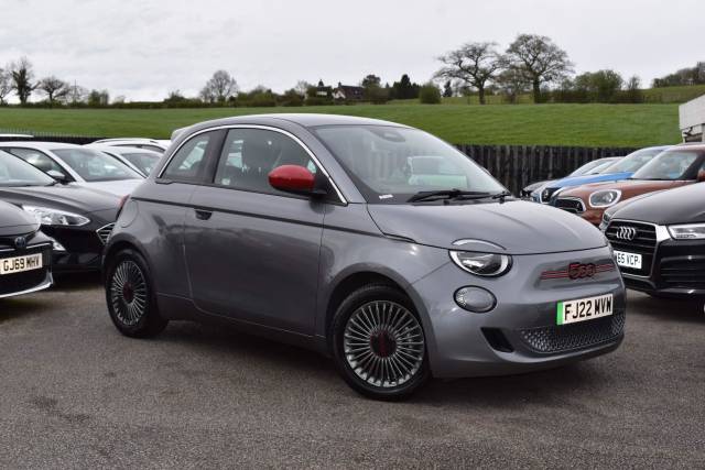 Fiat 500e 24kWh RED Auto 3dr Hatchback Electric Grey