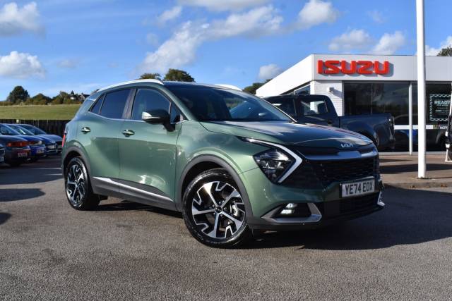 Kia Sportage 1.6 h T-GDi 3 Auto Euro 6 (s/s) 5dr SUV Hybrid Green