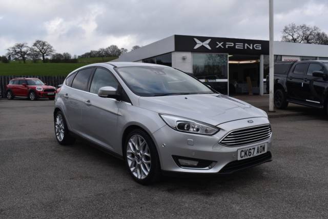 Ford Focus 1.0T EcoBoost Titanium X Auto Euro 6 (s/s) 5dr Hatchback Petrol Silver