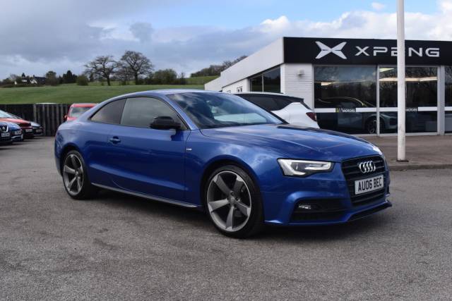 Audi A5 2.0 TDI Black Edition Plus Multitronic Euro 6 (s/s) 2dr Coupe Diesel Blue