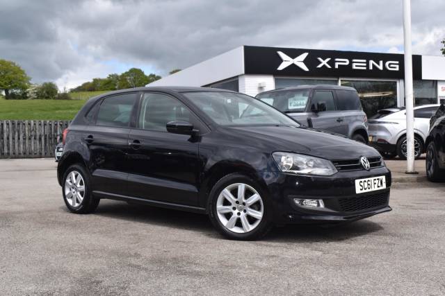 Volkswagen Polo 1.2 Match Euro 5 5dr Hatchback Petrol Black