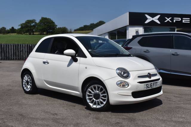 Fiat 500 1.2 ECO Pop Star Euro 6 (s/s) 3dr Hatchback Petrol White