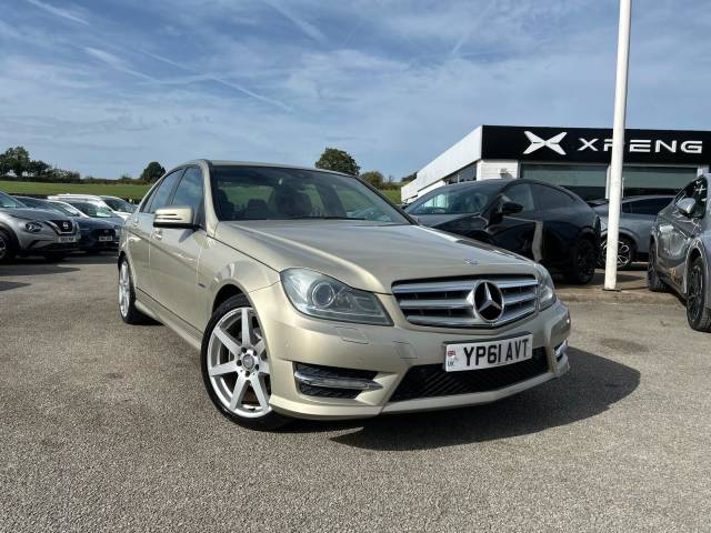 Mercedes-Benz C Class 2.1 C220 CDI BlueEfficiency Sport G-Tronic+ Euro 5 (s/s) 4dr Saloon Diesel Beige